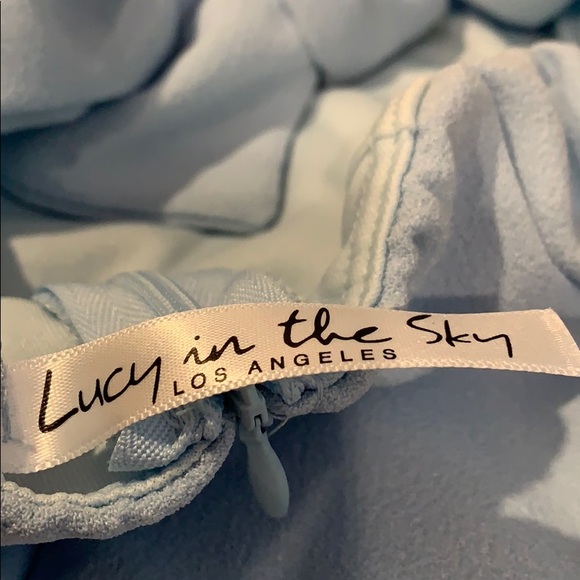 Lucy in the Sky blue mini dress - Picture 3 of 3